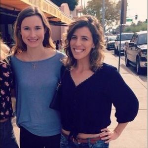 Forever 21 navy 3/4 sleeve top